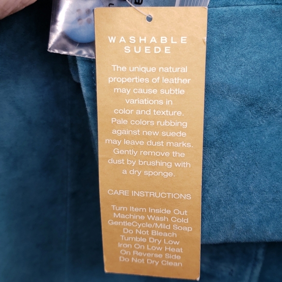 Kate Hill Genuine Suede Leather Shirt Jacket Size 10 - Picture 4 of 9